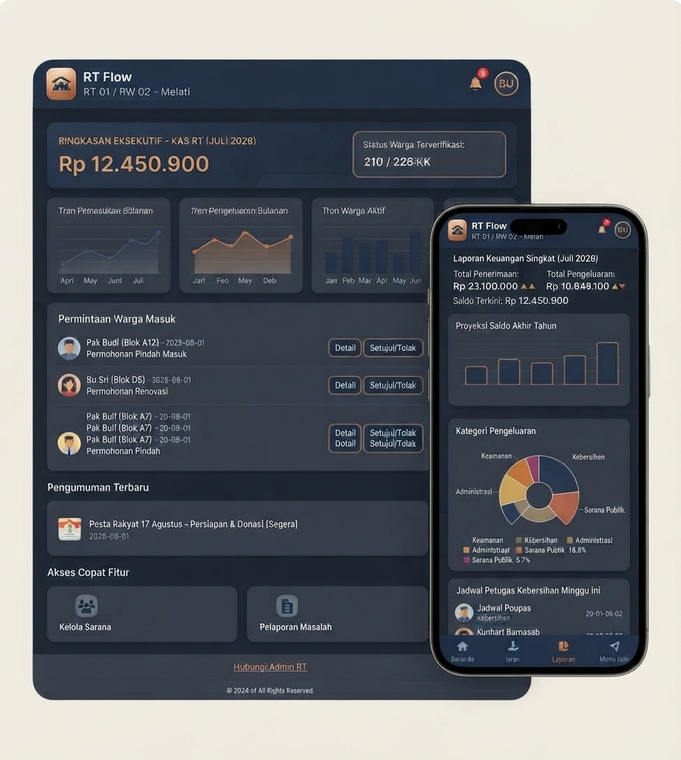 Contoh aplikasi RT/RW